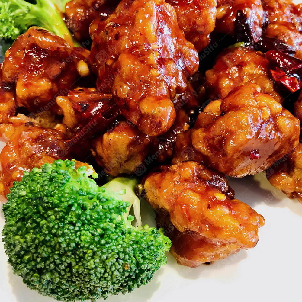 Crispy General Tso's chicken at Peking Restaurant, a Chinese Restaurant in Centralia