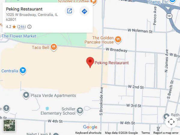 Location, 1025 W Broadway, Centralia, IL 62801